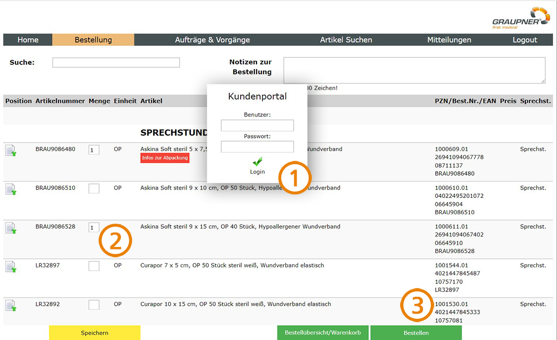 Kundenportal